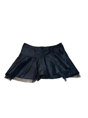 Oops Black Tulle Mini Skirt Size Large